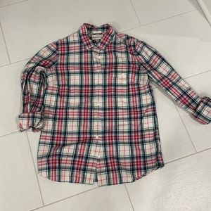 Plaid button down shirt